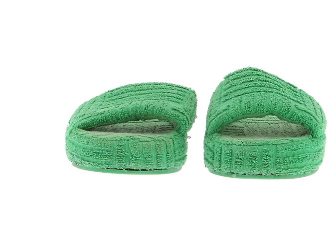 Sandali Bottega Veneta T.EU 40 Tessuto Verde - vista 4