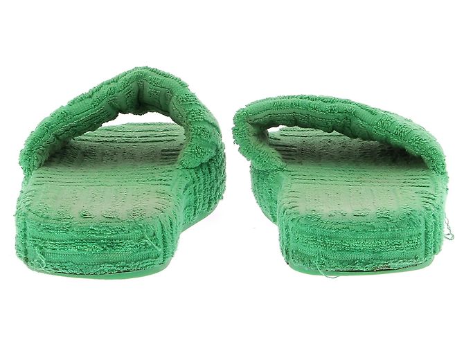 Sandali Bottega Veneta T.EU 40 Tessuto Verde - vista 5