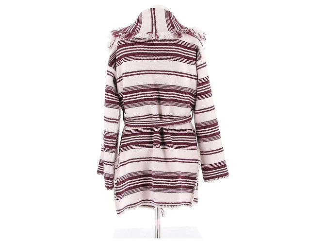 Dior Jacken T.FR 40 Wolle Bordeaux - Ansicht 2
