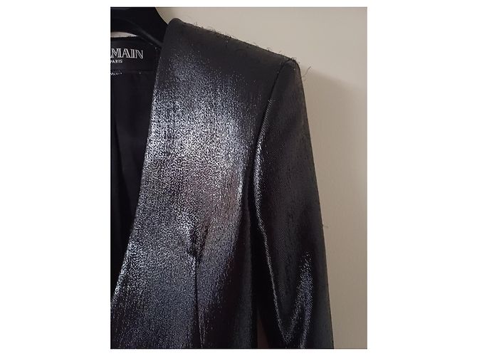 Blazer Balmain de lana negro - vista 3