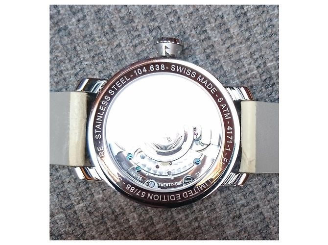 Autre Marque Orologio automatico da donna Catorex ref. 4171-1 Swiss Made, quadrante con diamanti Argento Beige - vista 10