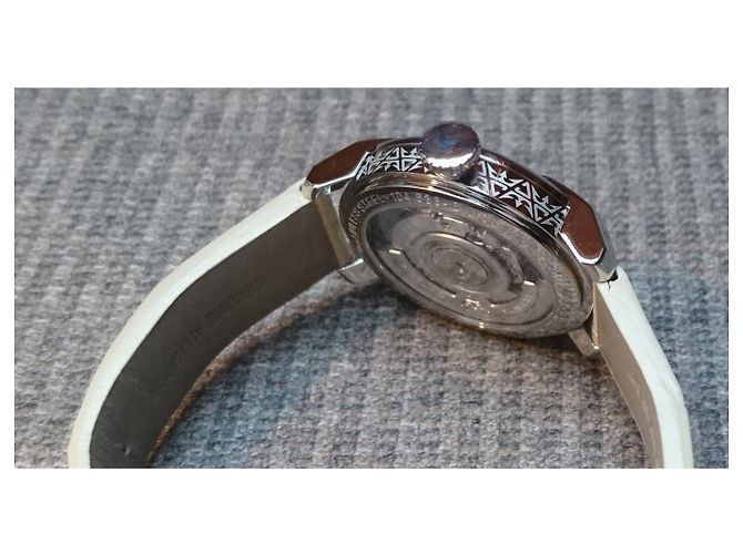 Autre Marque Orologio automatico da donna Catorex ref. 4171-1 Swiss Made, quadrante con diamanti Argento Beige - vista 6
