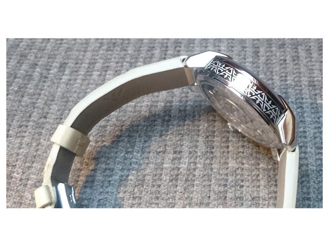 Autre Marque Orologio automatico da donna Catorex ref. 4171-1 Swiss Made, quadrante con diamanti Argento Beige - vista 7