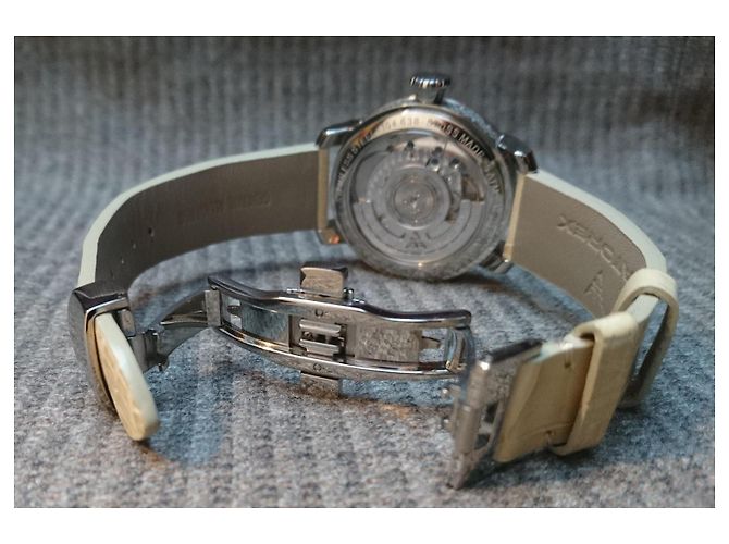 Autre Marque Orologio automatico da donna Catorex ref. 4171-1 Swiss Made, quadrante con diamanti Argento Beige - vista 8