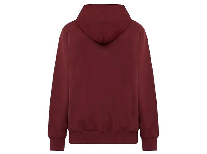 Diesel S-Gir-Hood-Division-Logo Sweatshirt Bordeaux Rosa Baumwolle XL - Ansicht 2