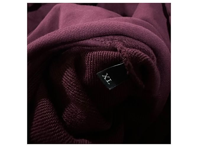 Diesel S-Gir-Hood-Division-Logo Sweatshirt Bordeaux Rosa Baumwolle XL - Ansicht 5