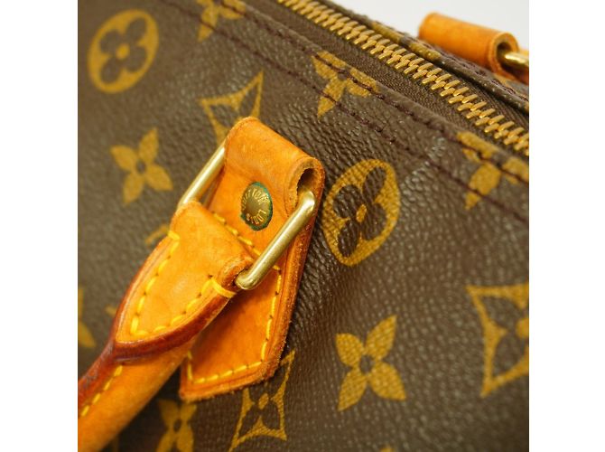 Borsa Louis Vuitton Monogram Speedy 30 Marrone - vista 11