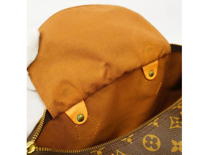 Borsa Louis Vuitton Monogram Speedy 30 Marrone - vista 16