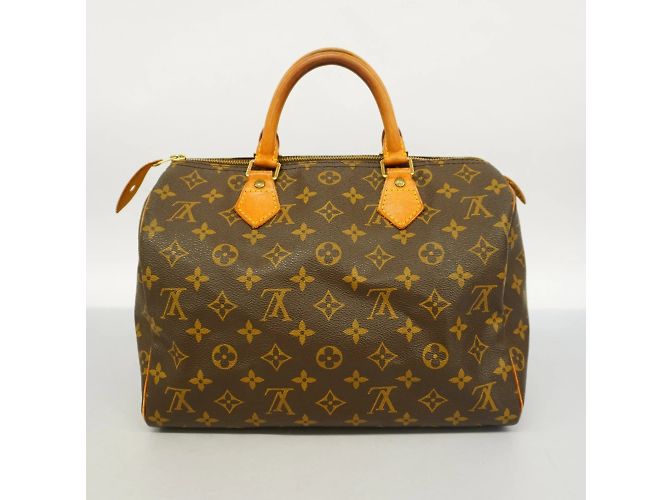 Borsa Louis Vuitton Monogram Speedy 30 Marrone - vista 17