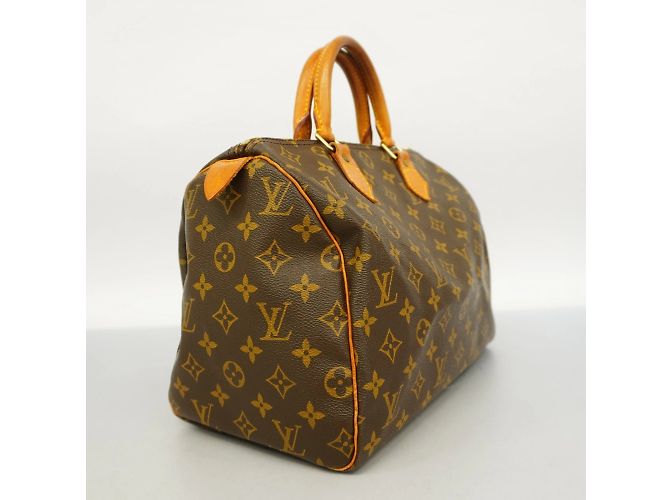 Borsa Louis Vuitton Monogram Speedy 30 Marrone - vista 2