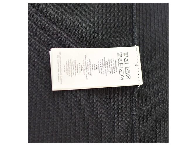 Michael Kors Schwarzes Viskose Strickkleid Bodycon Mini - Ansicht 4