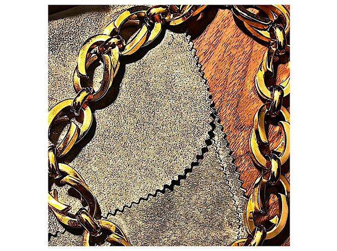 Gucci Autentico Raro Tom Ford Collana e Bracciale Link GG Placcato Oro Gold hardware - vista 3