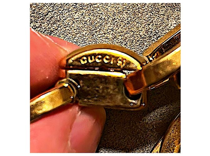 Gucci Autentico Raro Tom Ford Collana e Bracciale Link GG Placcato Oro Gold hardware - vista 5