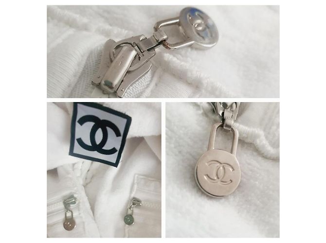Bañera unisex Chanel 38 Plata Blanco - vista 2
