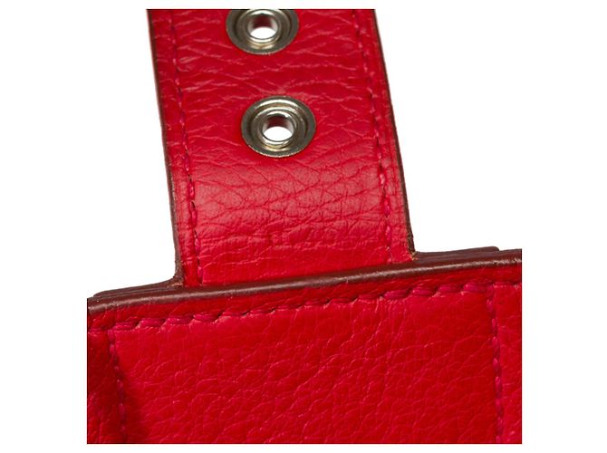 Sac à dépêches Hermès Borsa HERMES Depeches in Pelle Rossa - 102192 Rosso - vista 7