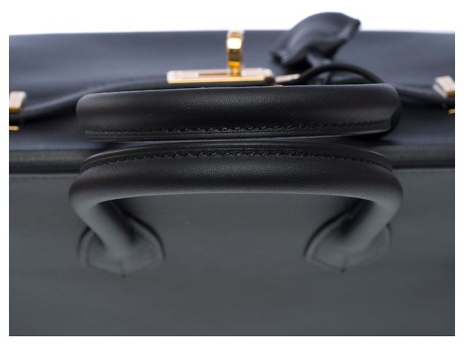 Hermès Sac HERMES Birkin 25 en Cuir Noir - 102176 - vue 10
