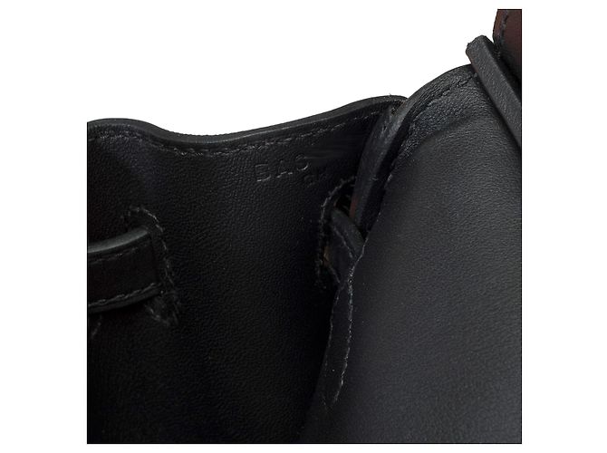 Hermès Sac HERMES Birkin 25 en Cuir Noir - 102176 - vue 8