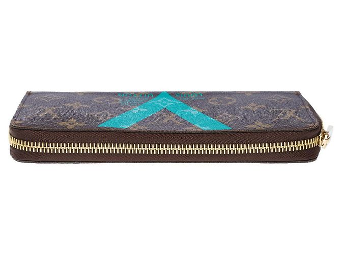 Accessorio LOUIS VUITTON Zippy in Tela Marrone - 102202 - vista 10