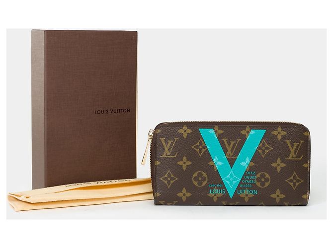 Accessorio LOUIS VUITTON Zippy in Tela Marrone - 102202 - vista 2