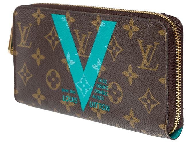 Accessorio LOUIS VUITTON Zippy in Tela Marrone - 102202 - vista 5