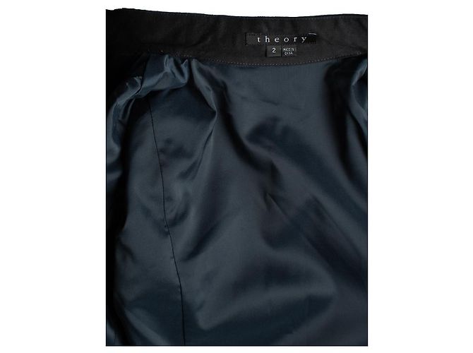Theory Teoría, chaqueta de ejército de terciopelo Azul - vista 5