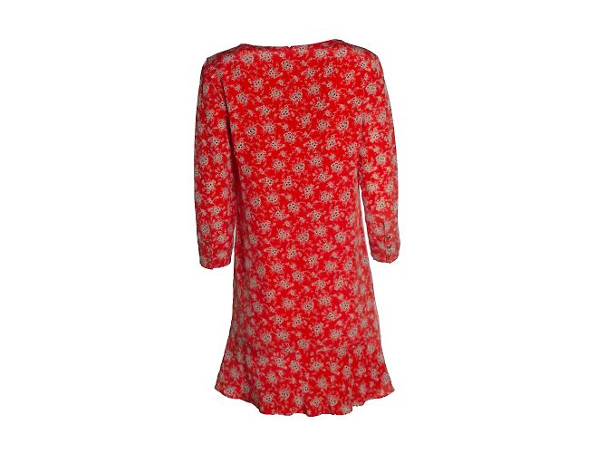 SéZane Blumenmusterkleid Sezane Rot - Ansicht 2