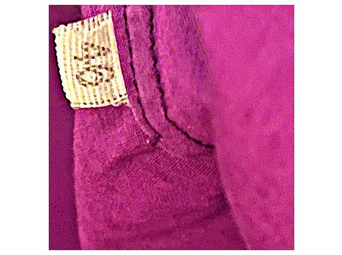 Camicia viola da uomo con lacci e zip laterale, autentica Alexander McQueen degli anni '90. Porpora - vista 7