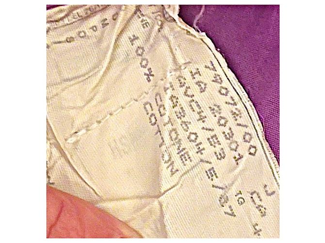 Camicia viola da uomo con lacci e zip laterale, autentica Alexander McQueen degli anni '90. Porpora - vista 8
