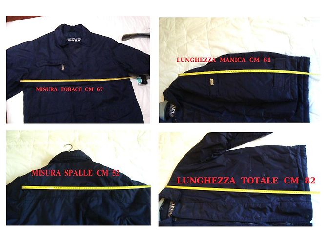Giacca Gianfranco Ferré in nylon blu - vista 10