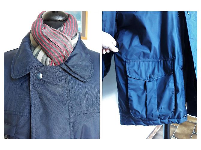 Giacca Gianfranco Ferré in nylon blu - vista 5