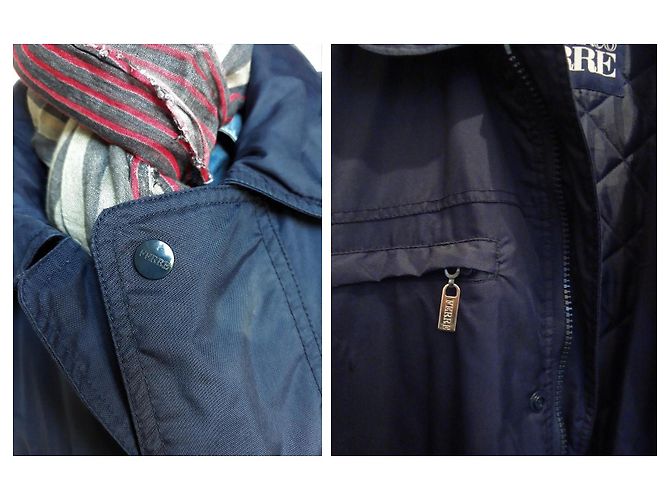 Giacca Gianfranco Ferré in nylon blu - vista 8