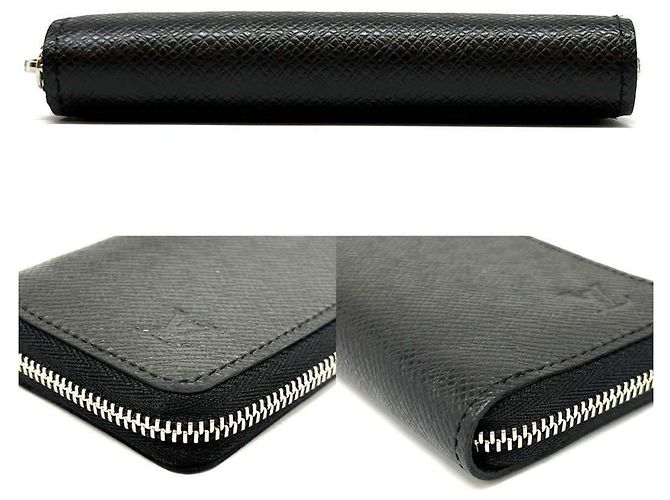 Monedero Zippy Louis Vuitton en cuero Taiga - vista 3