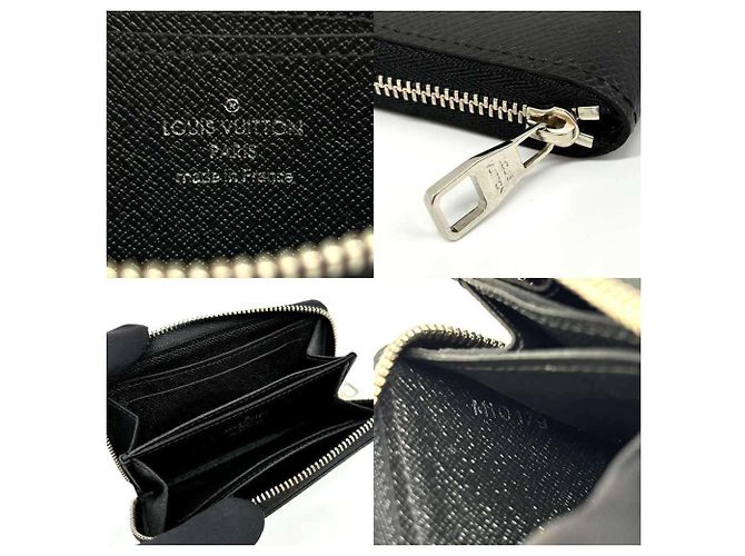 Monedero Zippy Louis Vuitton en cuero Taiga - vista 4