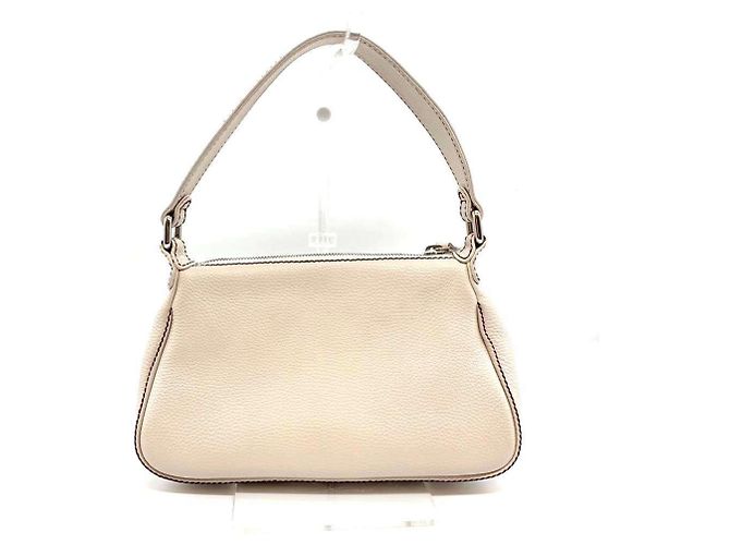 Borsa a spalla in pelle bianca Chanel Bianco - vista 2