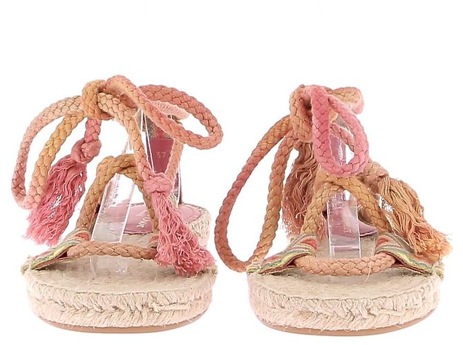 Sandali Dior T.EU 37 Tessuto Rosa - vista 4