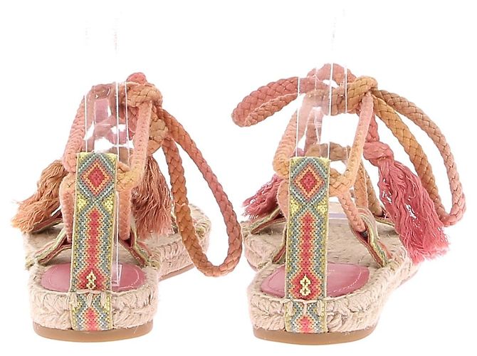 Sandali Dior T.EU 37 Tessuto Rosa - vista 5
