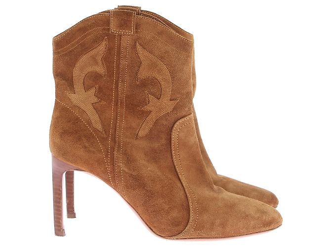 BA&SH Botas de tornozelo T.EU 38 Camurça - vista 2