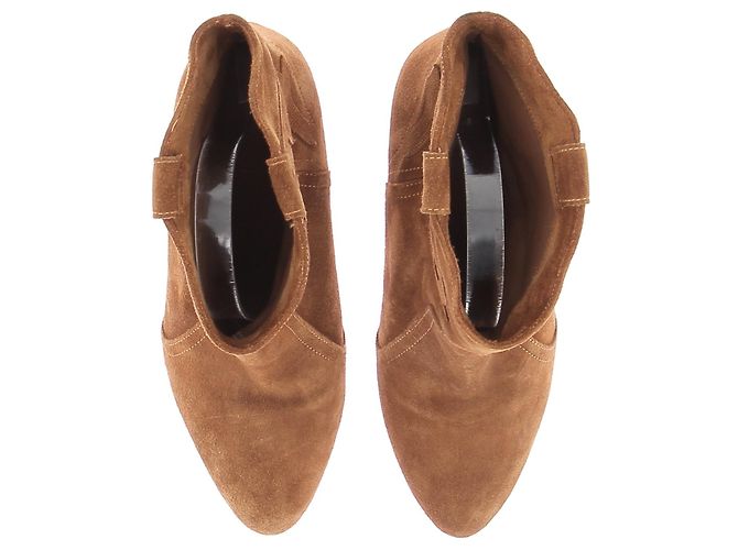 BA&SH Botas de tornozelo T.EU 38 Camurça - vista 6