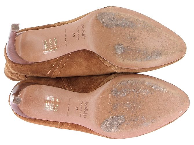 BA&SH Botas de tornozelo T.EU 38 Camurça - vista 7