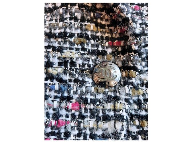 Chanel Chaqueta de tweed Lesage con botones CC Multicolor - vista 4