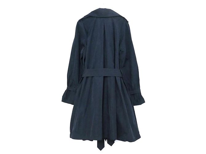 Abrigo trench acampanado Corsage Lanvin Primavera 2005 FR46/UK18 Azul - vista 4