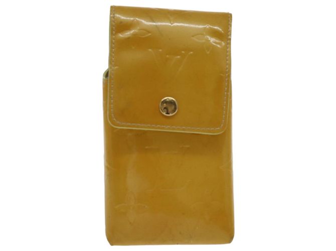 LOUIS VUITTON Monogram Vernis Walker Borsa a Spalla Grigia M91031 LV Auth ar12588 D'oro - vista 13