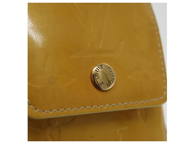 LOUIS VUITTON Monogram Vernis Walker Borsa a Spalla Grigia M91031 LV Auth ar12588 D'oro - vista 19