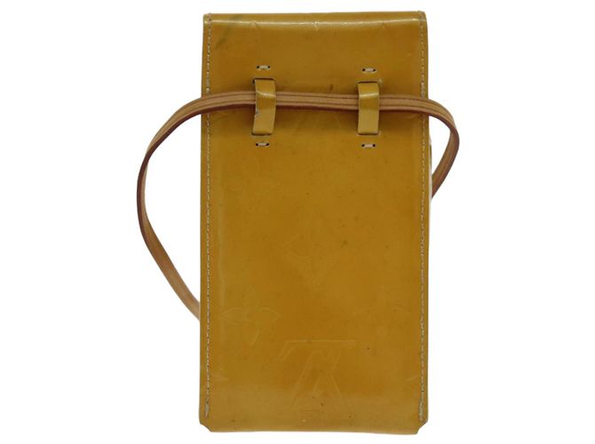 LOUIS VUITTON Monogram Vernis Walker Borsa a Spalla Grigia M91031 LV Auth ar12588 D'oro - vista 2