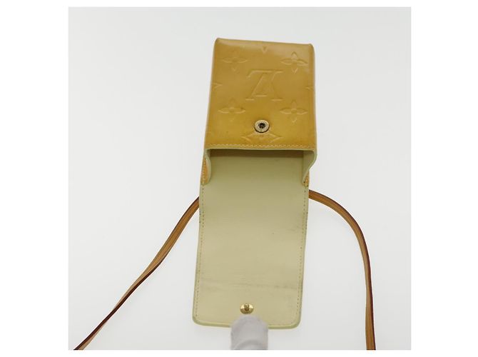 LOUIS VUITTON Monogram Vernis Walker Borsa a Spalla Grigia M91031 LV Auth ar12588 D'oro - vista 20