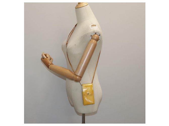 LOUIS VUITTON Monogram Vernis Walker Borsa a Spalla Grigia M91031 LV Auth ar12588 D'oro - vista 24