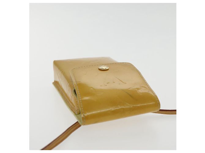 LOUIS VUITTON Monogram Vernis Walker Borsa a Spalla Grigia M91031 LV Auth ar12588 D'oro - vista 6