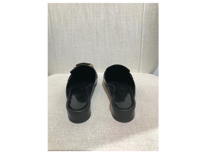 Hermès HERMES Bailarinas T.EU 38 Cuero Negro - vista 5