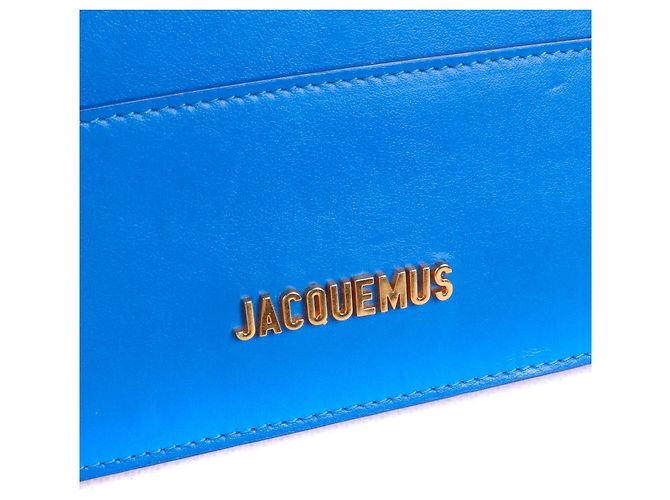 JACQUEMUS - Ciuciu Jacquemus Schultertasche aus blauer Leder - Ansicht 5