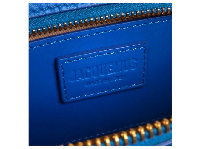 JACQUEMUS - Ciuciu Jacquemus Schultertasche aus blauer Leder - Ansicht 6